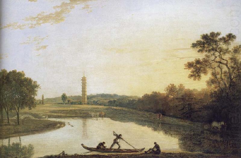 View towards the Pagoda and Bridge, Richard  Wilson